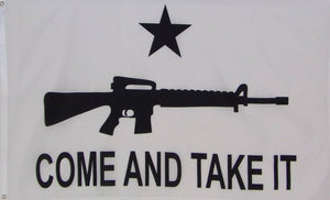 COME AND TAKE IT FLAG - AR 15
