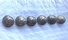 Lot of 6 Buffalo nickel buttons. 6 buttons