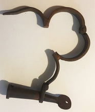 Iron handcuffs with key