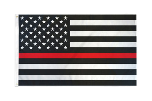 THIN RED LINE FLAG