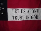 ORLEANS RIFLES FLAG - 6TH LOUISIANA VOLUNTEERS FROM NEW ORLEANS - TRUST IN GOD