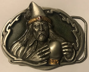 Vintage Wizard Belt Buckle