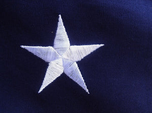 SEWN AND EMBROIDERED 3' X 5' COTTON 11 STAR FIRST NATIONAL FLAG