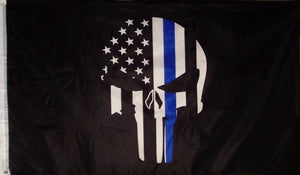 PUNISHER BLUE LINE FLAG