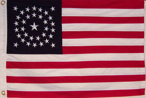 2' X 3' Cotton 34 Star American Flag