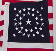 2' X 3' Cotton 34 Star American Flag
