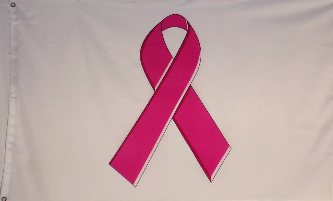 Breast cancer flag - Pink ribbon