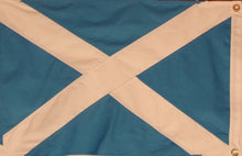 SEWN COTTON SCOTLAND CROSS FLAG - 2' x 3' ST ANDREWS SALTIRE