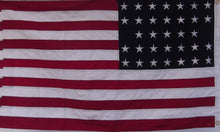 SEWN COTTON 33 STAR USA HISTORICAL FLAG