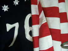 HEAVY DUTY SEWN COTTON BENNINGTON 76 FLAG - AMERICAN HISTORICAL