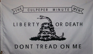 HEAVY DUTY COTTON CULPEPER MINUTEMEN FLAG
