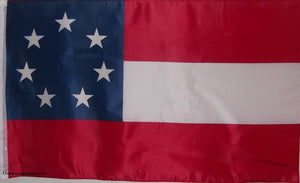 FIRST NATIONAL CONFEDERATE FLAG - 1ST STARS AND BARS