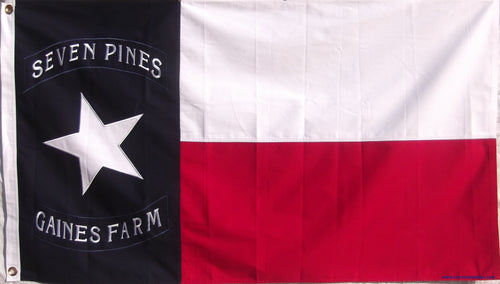 Cotton Hoods Texas Brigade Flag - Seven Pines - Gains Farm Confederate