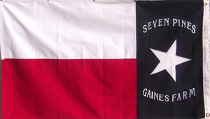Cotton Hoods Texas Brigade Flag - Seven Pines - Gains Farm Confederate