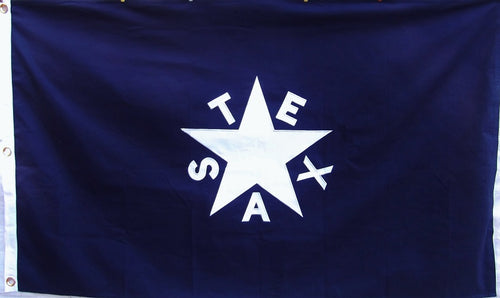 Heavy Cotton Lorenzo De Zavala Flag - Texas Revolution