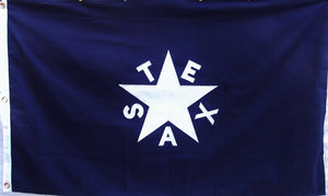Heavy Cotton Lorenzo De Zavala Flag - Texas Revolution