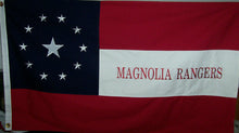 HEAVY COTTON 3 X 5 TEXAS MAGNOLIA RANGERS FLAG - CSA - CIVIL WAR