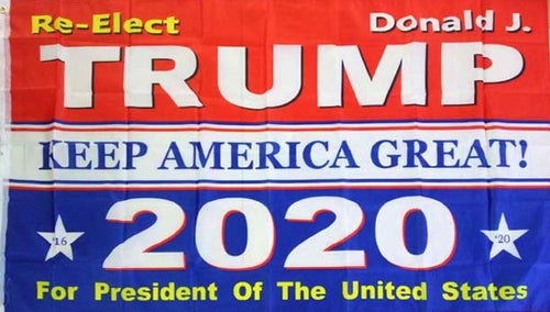 Re-elect Trump 2020 flag