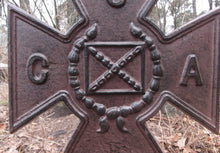 Cast Iron CSA Plaque with Stake - Reproduction Confederate Marker