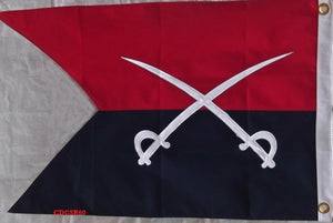 HEAVY COTTON CUSTER'S 7TH CAVALRY FLAG - General George Custer