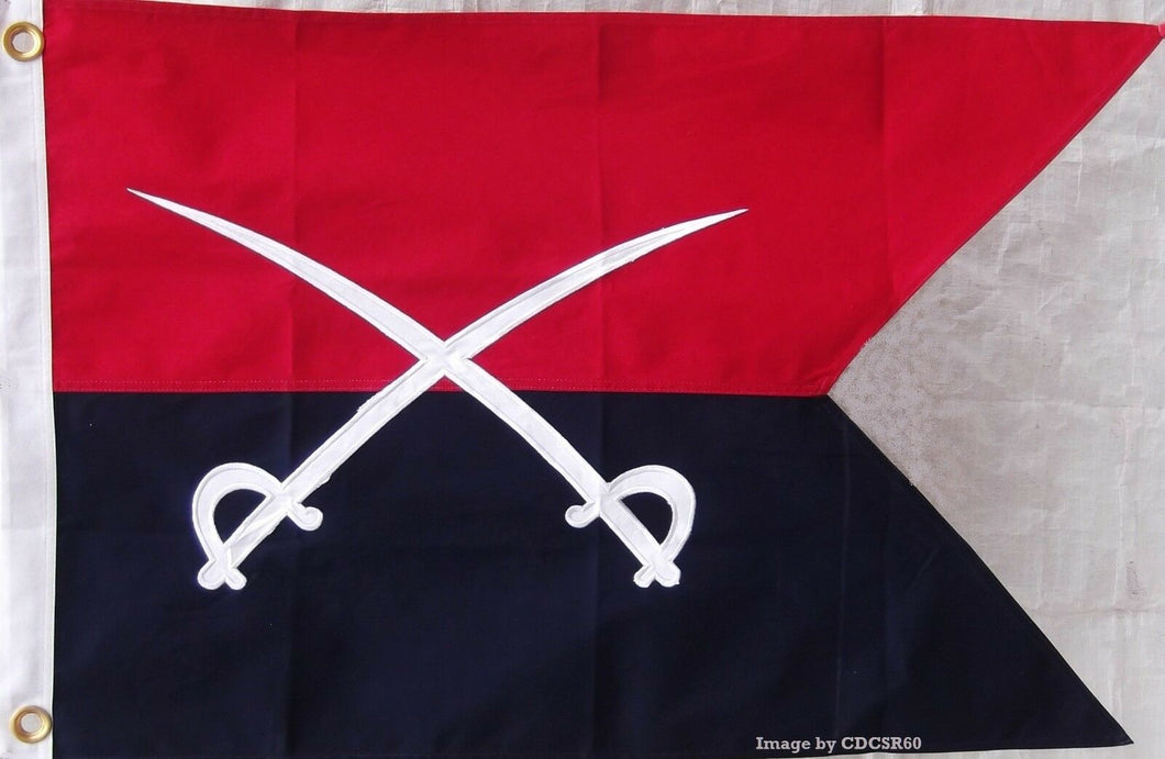 HEAVY COTTON CUSTER'S 7TH CAVALRY FLAG - General George Custer