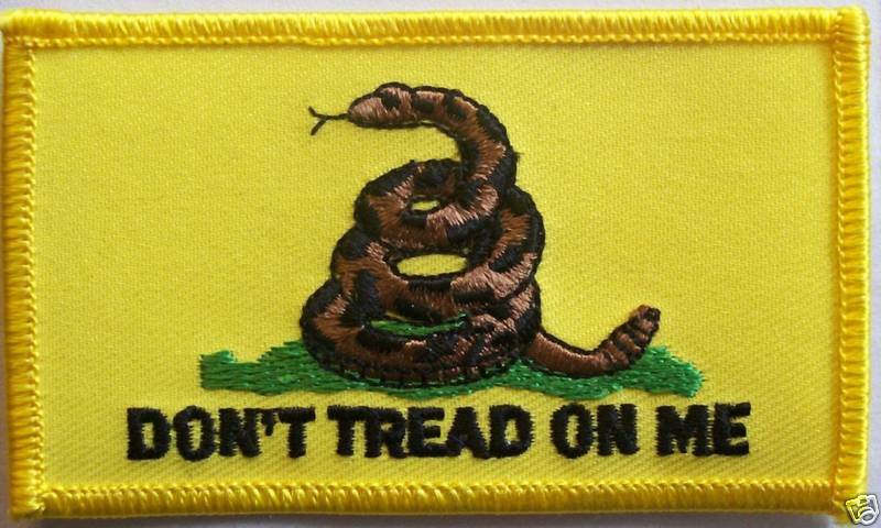 DON'T TREAD ON ME GADSDEN PATCH