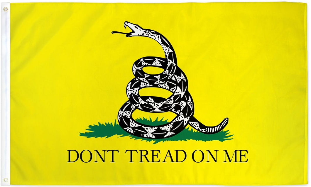 DON'T TREAD ON ME (YELLOW) FLAG 3X5FT POLYESTER FLAG