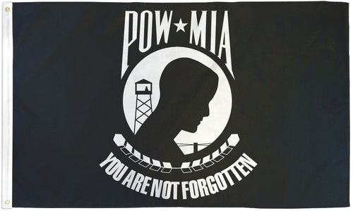 POW MIA FLAG - 3X5 POLYESTER