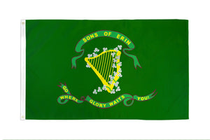 SONS OF ERIN POLYESTER FLAG